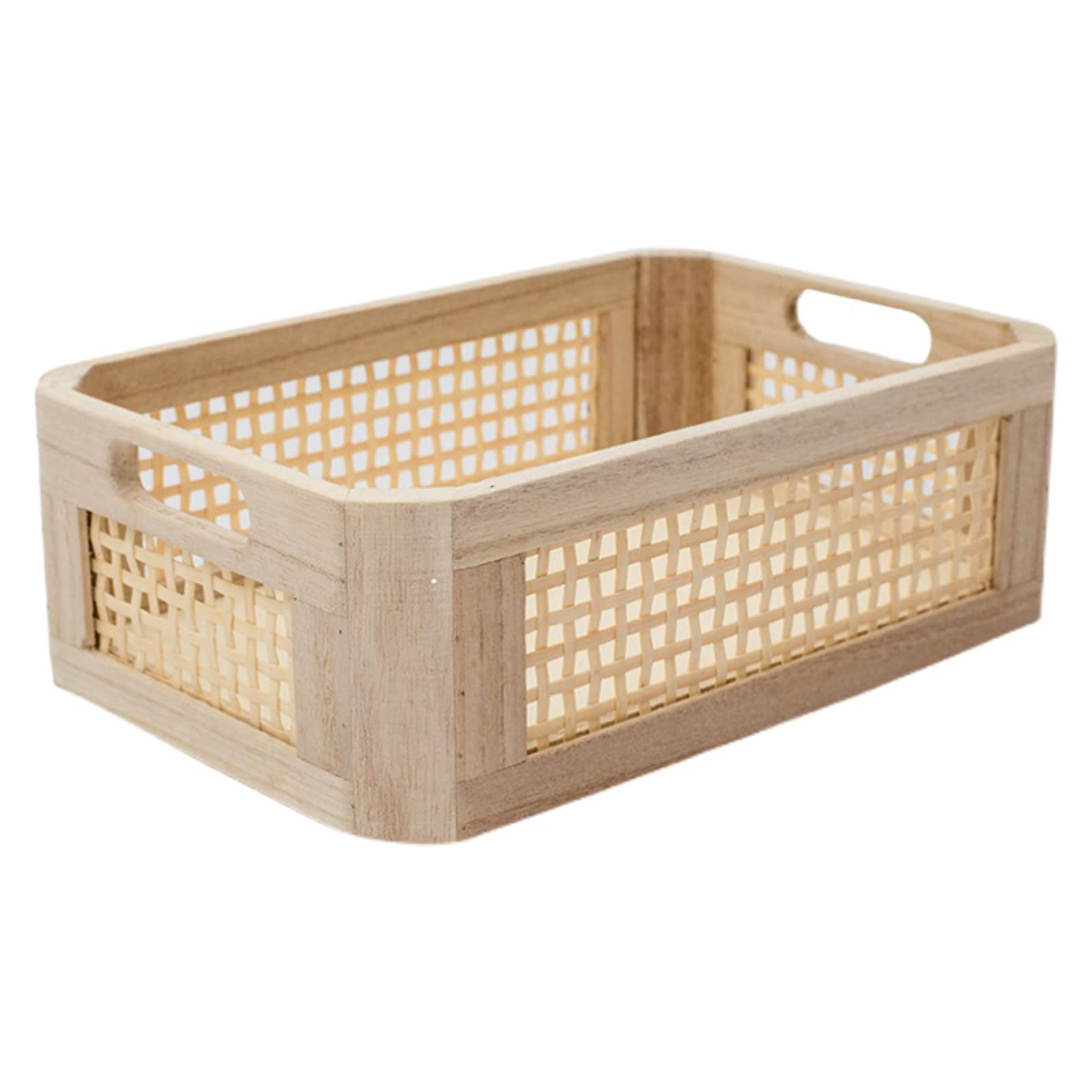 Amazon.co.jp: MJKQ9 収納ボックス 木製 30*20*10cm 収納カゴ